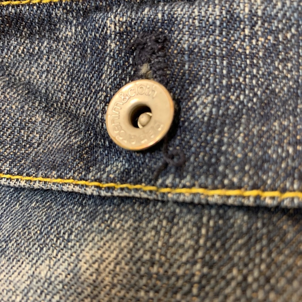 Paper Denim & Cloth Madcap Flare blue jeans Size 26, hemmed 30” inseam, low rise - Picture 10 of 14